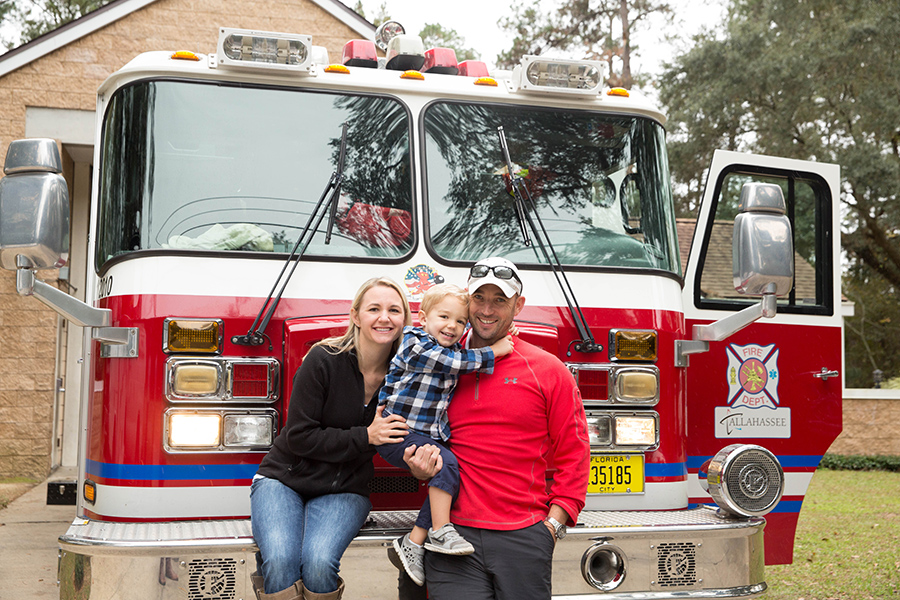 fire station photo shoot